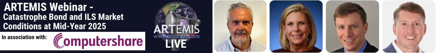 Register for this Artemis webinar about the catastrophe bond and ILS market