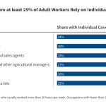 Occupations with Large Shares of Workers Who Rely on Individual Market Coverage